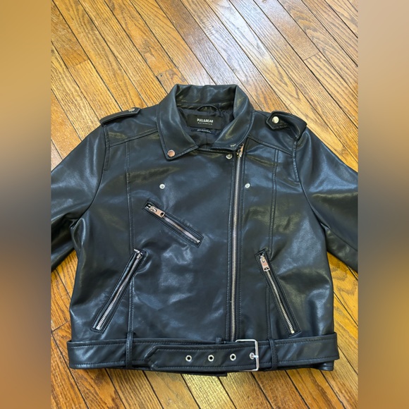 Pull&bear pleather jacket - Picture 2 of 10